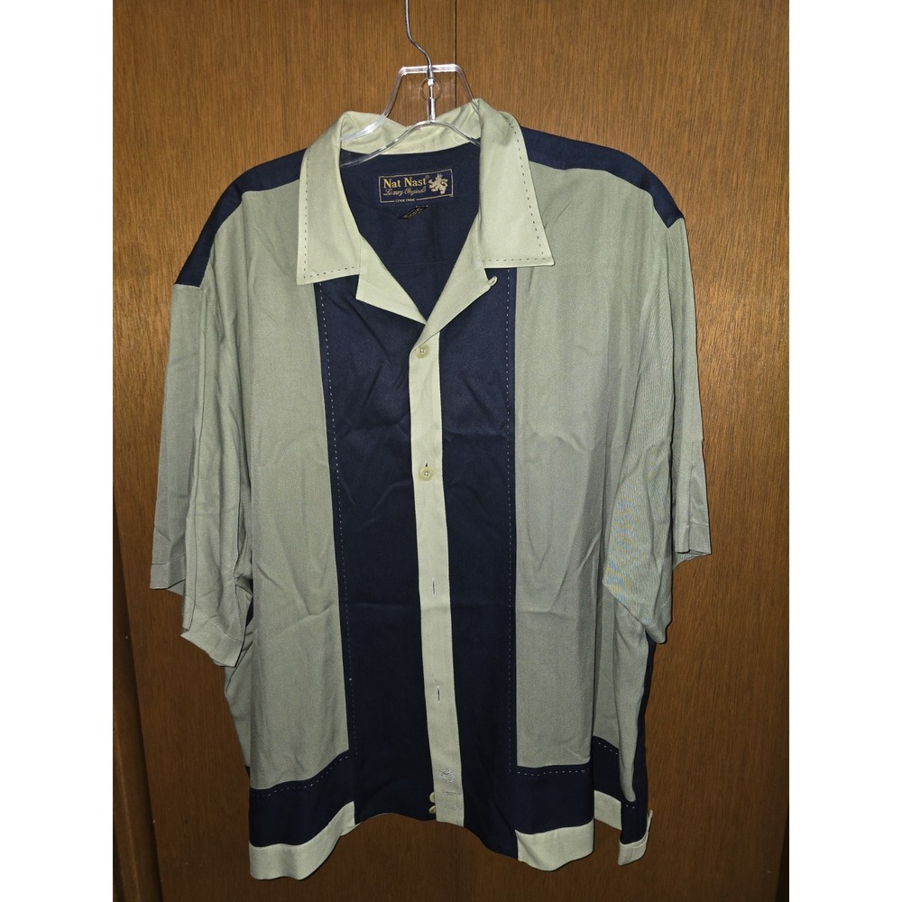NATNAST‎ Short-sleeved silk shirt Size: XL